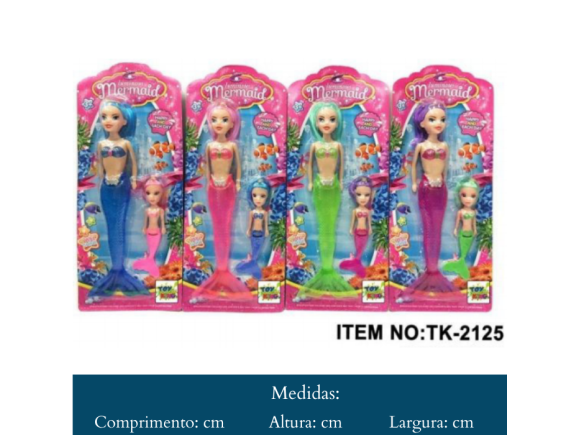 BONECA C/ 2 SEREIAS TK-2125