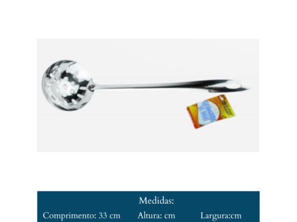 ESCUMADEIRA DE INOX INTEIRIÇO EL00023