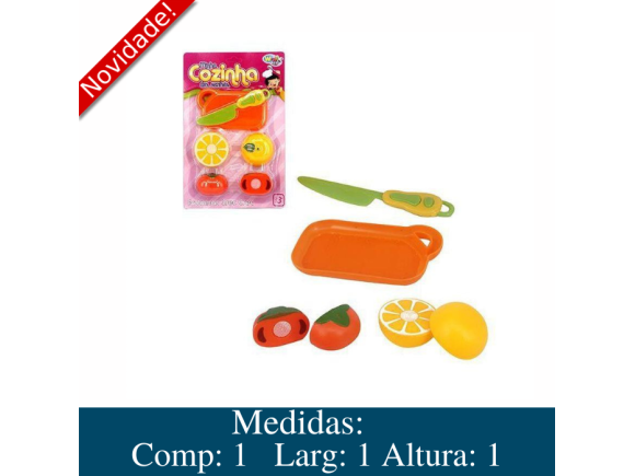 CREC CREC FRUTINHAS NO BLISTER 6 PECAS REF. 5790