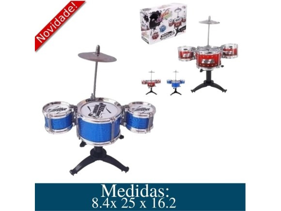 BATERIA MUSICAL JAZZ DRUM PEQUENO