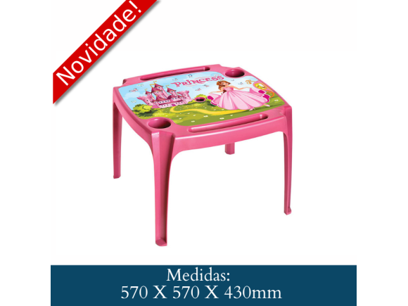 MESA INFANTIL ROSA LABEL 25238CS