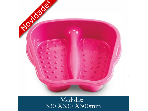 BACIA PARA PEDICURE ROSA 25322CS