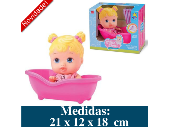 LITTLE DOLLS BANHEIRINHA - LOURA 8022