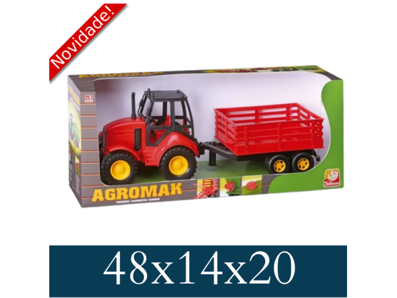 TRATOR AGROMAK CARRETA