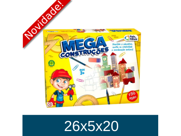 MEGA  CONSTRUCOES  150  PCS  -  MADEIRA  7359.1