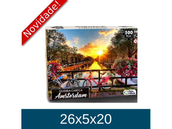 QUEBRA CABEÇA 500 PCS - AMSTERDAM PREMIUM 0863.1