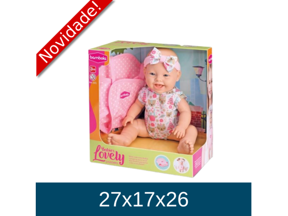 BONECA LOVELY BABIES PASSEIO 767