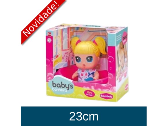 BONECA BABY BUDDIES BANHEIRINHA 777