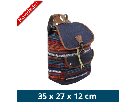 MOCHILA ADULTO UNISSEX, TAMANHO 35*27*12CM - MARCA CLASSE