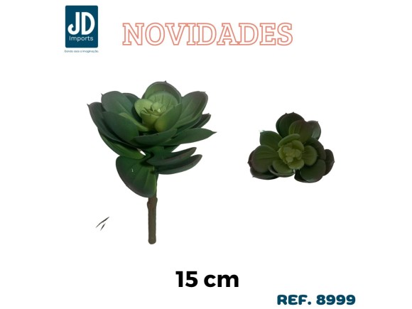 FLOR ARTIFICIAL  SUCULENTA 8 CM 3458