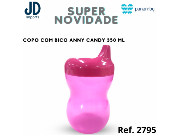 COPO COM BICO ANNY CANDY 350 ML  REF.944