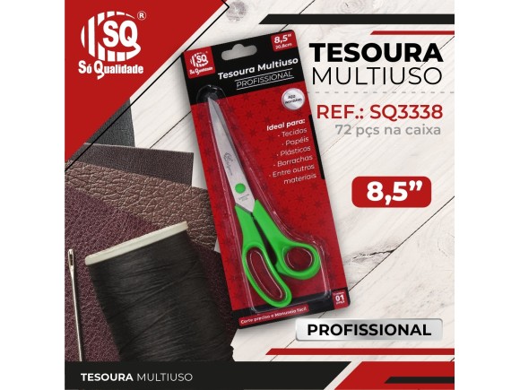 TESOURA MULTIUSO 8,50' COLOR REF. SQ3338