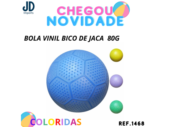 BOLA VINIL BICO DE JACA  80G COLORIDAS