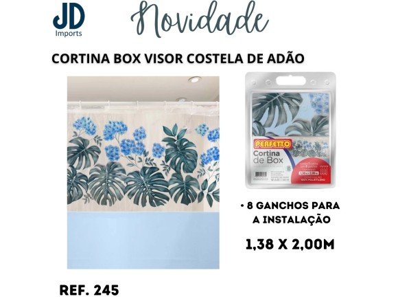 CORTINA BOX VISOR COSTELA DE ADAO  - 017014