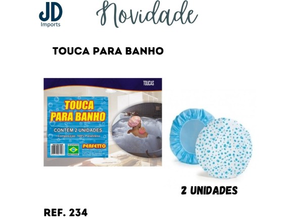 TOUCA BANHO PEBD 2 PCS 0100