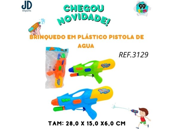 BRINQUEDO EM PLASTICO PISTOLA DE AGUA - 0374