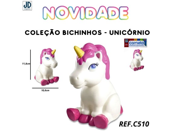 COLECAO BICHINHOS - UNICORNIO EM VINIL 510