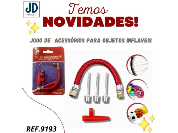 JOGO DE  ACESSORIOS PARA OBJETOS INFLAVEIS    BAR-361003-3