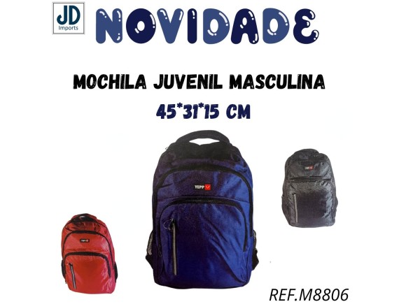 MOCHILA JUVENIL MASCULINA 45*31*15CM MM9110