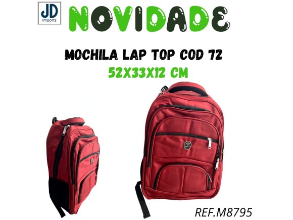 MOCHILA LAPTOP 100% PU REF COD 72