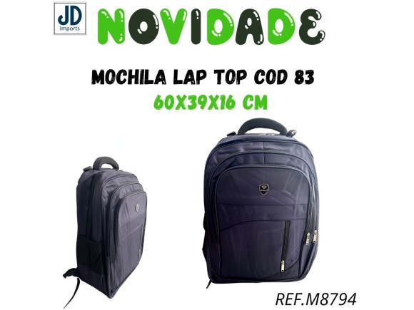 MOCHILA LAPTOP 100 % POLIESTER REF. COD 83