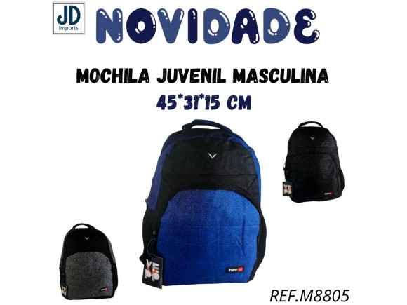 MOCHILA JUVENIL MASCULINA 45*31*15CM MM9106