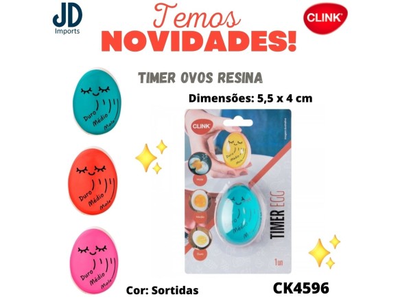 TIMER OVOS RESINA 55X4CM CK4596