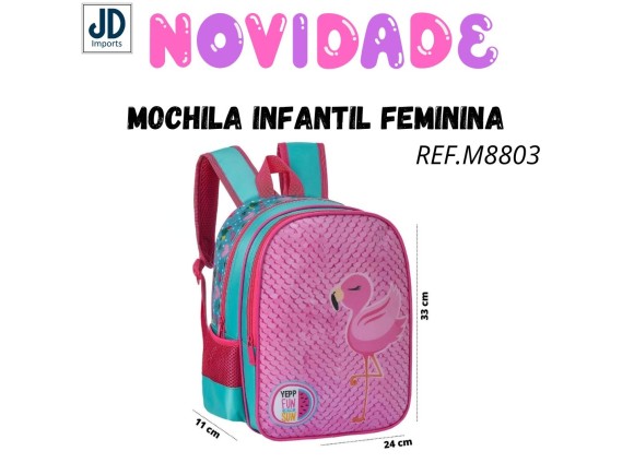 MOCHILA INFANTIL FEMININA  13 MIF5312-13